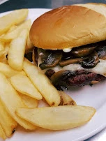 Mushroom Swiss Burger